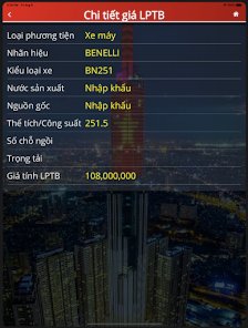 Chi tiết giá LPTB